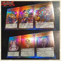 Anime Yu-Gi-Oh DIY ACG Black Magician Girl Game Battle Cards Sexy Boy Toys Collectible Cards Christmas Birthday Gifts