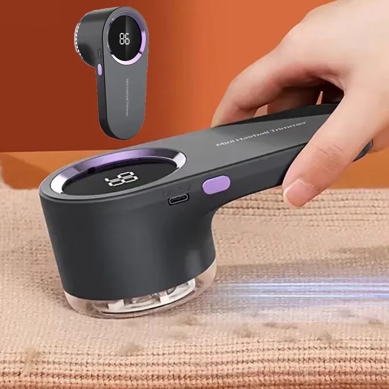 

Lint Remover for Clothing LED Digital Electric Pellet Fluff Remover USB Rechargeable Fuzz Fabric Shaver Sweater Dropshipping