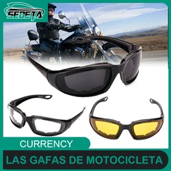 Equitação da motocicleta óculos de sol esportes ao ar livre ciclismo óculos de bicicleta quadro preto eyewear à prova vento lightproof moto men eyewear