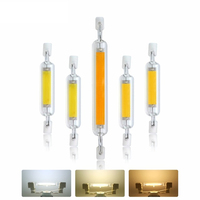 R7S LED 78mm 118mm Dimmable COB Lamp Bulb 15W 30W 40W 50W Glass Tube Replace Halogen Lamp Light AC 110V 220V 230V R7S Spotlight