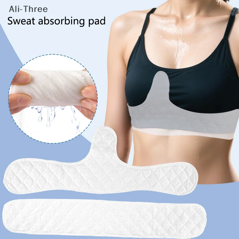 1Pcs Large Washable Reusable Sweat Absorbing Pad Adhesive Sweat Absorbing Pad For Sports Underwear Sweat Absorbing Cotton Pad