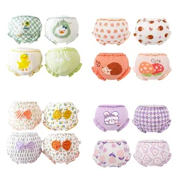 4 Pcs/lot Cotton Babys Girls Briefs Panties for Kids Shorts Underwear Children Underpants