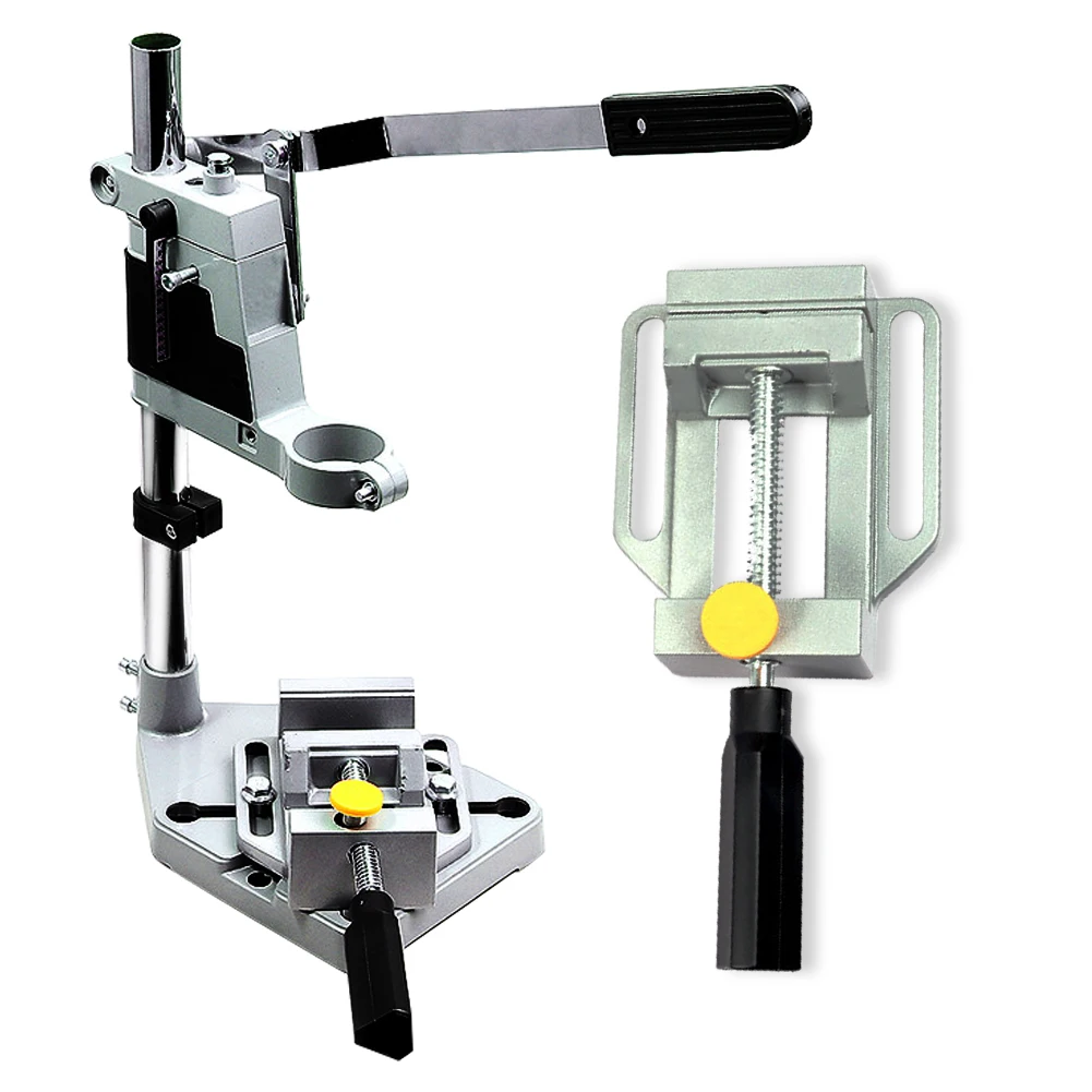 Electric Bench Drill Stand Single-Head Grinder Vise Bracket Multifunctional Aluminum Alloy Power Grinder Accessories