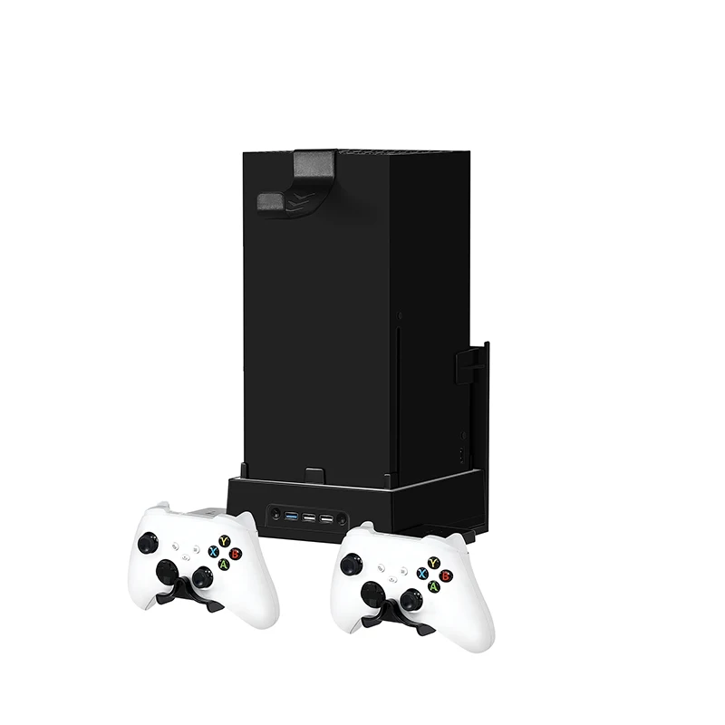 Настенный кронштейн для игровой консоли Xbox серии X, металлический вертикальный держатель для хранения, стойка для хоста, аксессуары