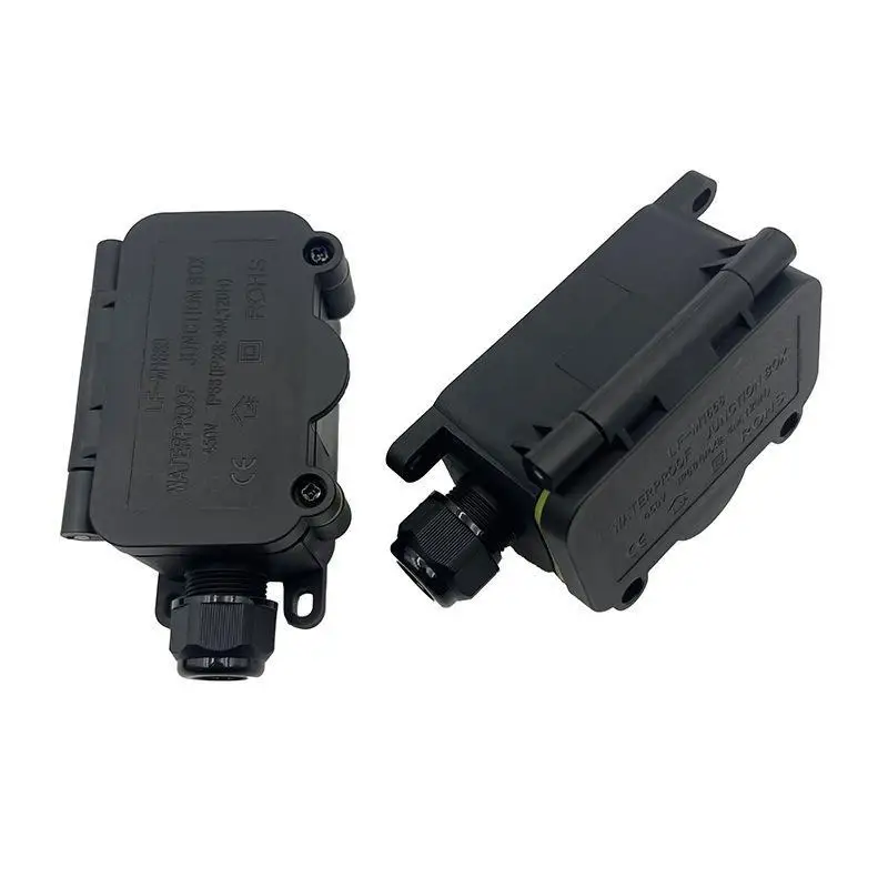 IP66 Waterproof Junction Box 3mm-6.5mm Cable Connector Flame Retardant Sealed for Rainy Area Electrical Construction