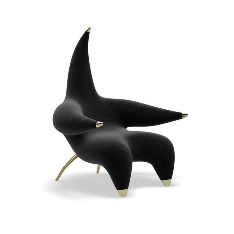 

Creative single chair animal starfish modeling Italian model room living room creative leisure Internet celebrity single sofa