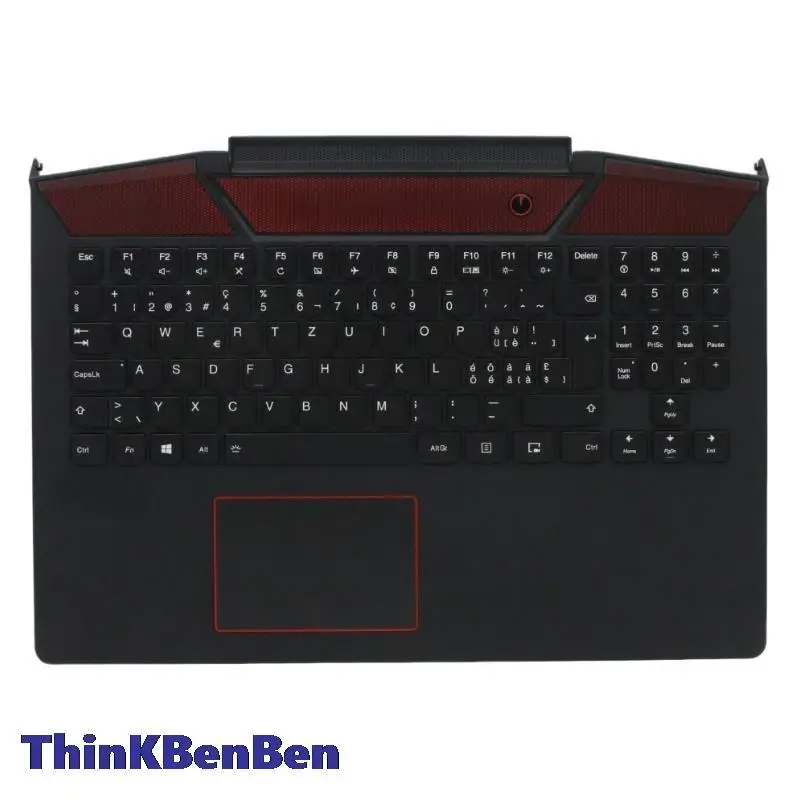 

SWS Swiss Black верхний чехол для клавиатуры, упор для рук, чехол для Lenovo Legion Y720 15 15IKB 5CB0N67194