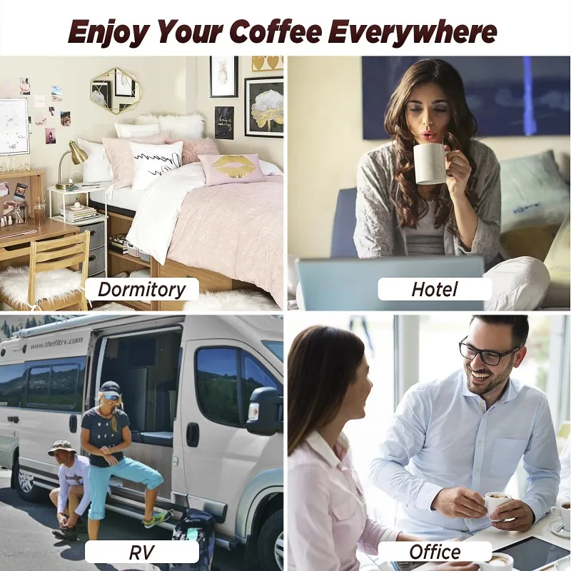 2022 Christmas Gift Coffee Maker  Fast Heating Coffee Machine for Home