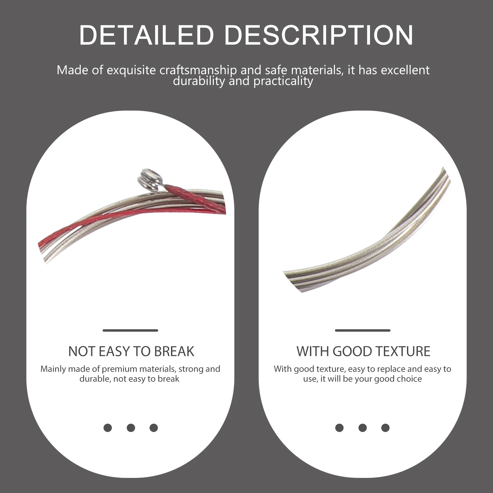 

Instrument Accessory Middle Ruan Strings Replace Alloy Material Zhongruan Parts