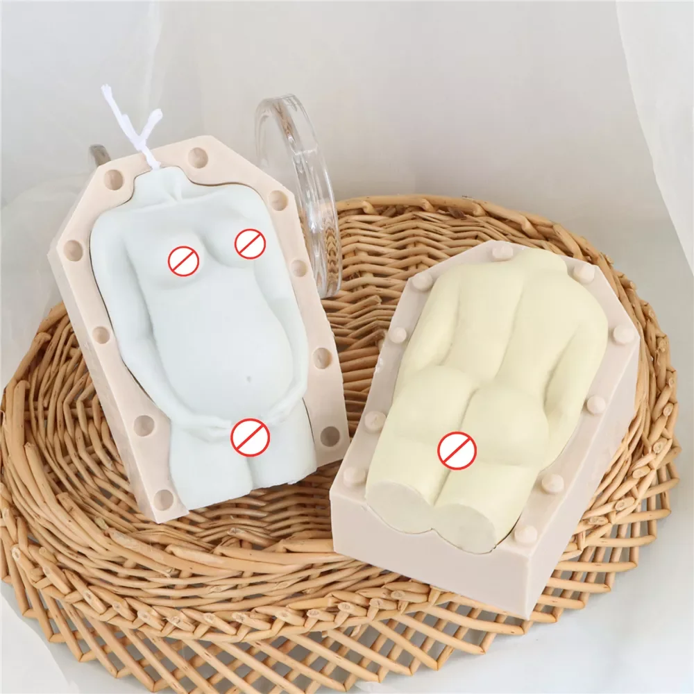 Mother Day Decor Pregnant Woman Candle Mold Silicone Childbirth Female Sculpture Tool Natal Maternity Body DIY Epoxy Resin Mould