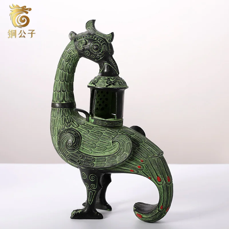 Phoenix Bird Antique Bronze Cr - огляд і ціна Collectible Vintage Lamps