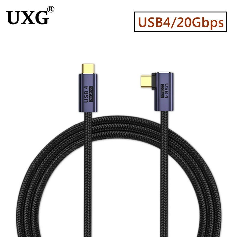 USB4 Cable 2m 3m Compatible With Thunderbolt 3/4 5K@60Hz 20Gbps Data Transfer 100W 5A Fast Charging For Macbook Pro USB Type C