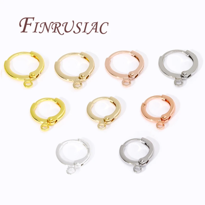 10pcs Hypoallergenic Earring Hooks,Gold Plated Earrings,Earwires,Fasteners Earring,DIY Jewelry Making Accessories image 3