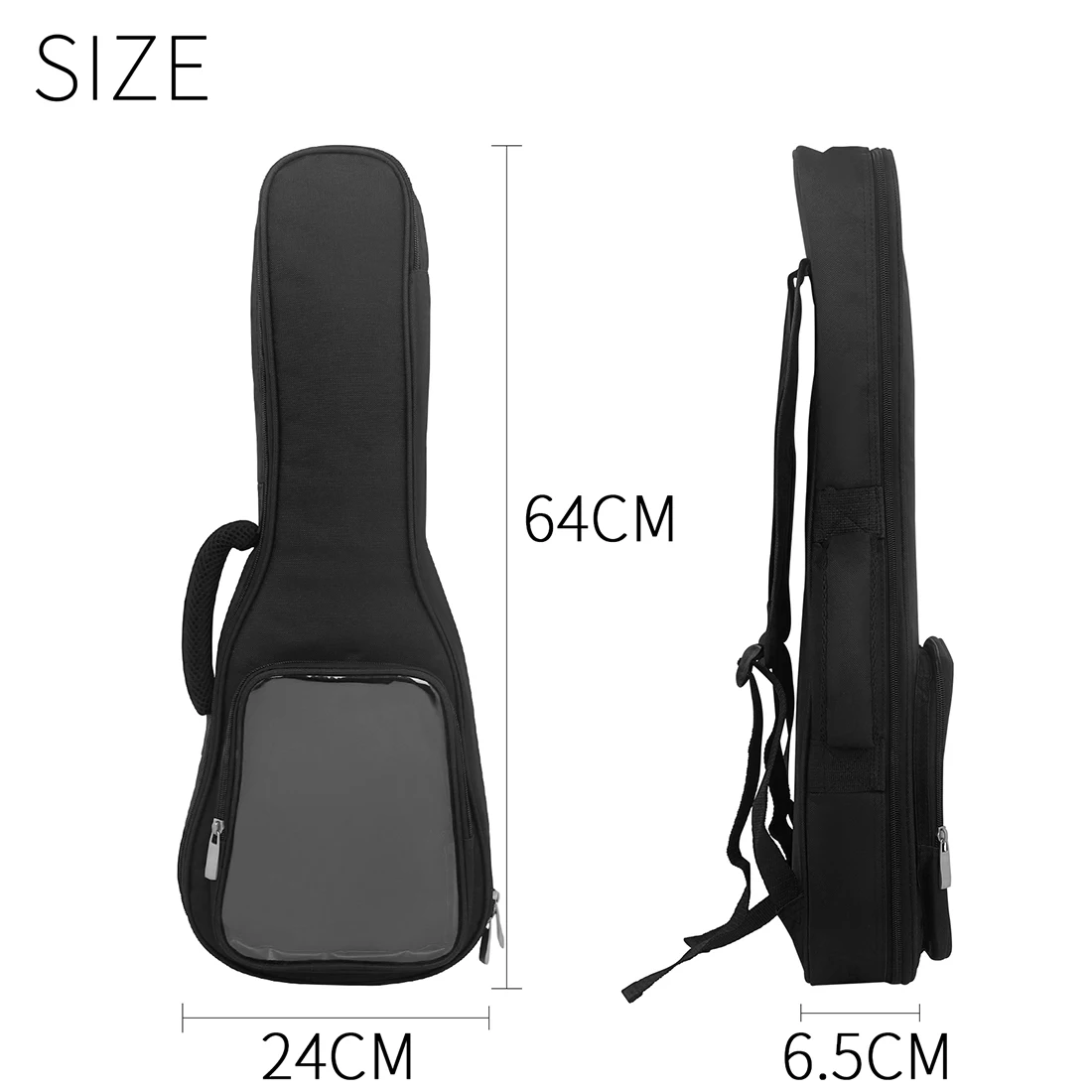 IRIN 23 Inch Ukulele Case Oxford Waterproof Mini Guitar Bag 4 Strings Hawaiian Guitar Backpack Ukulele Guitar Parts Accessories