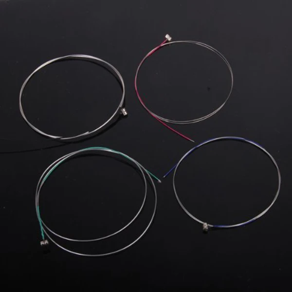 

Steel Violin Strings Set 3/4 4/4 Size Silver Ball End Core Replacement For Beginner Violin String 3/4 4/4