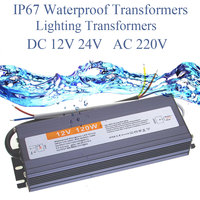 DC 12V 24V 50W Power Supply AC 220V IP67 Waterproof Transformers LED Driver 1A 3A 5A 10A 25A 12W 36W 50W 60W 100W 200W 300W 400W