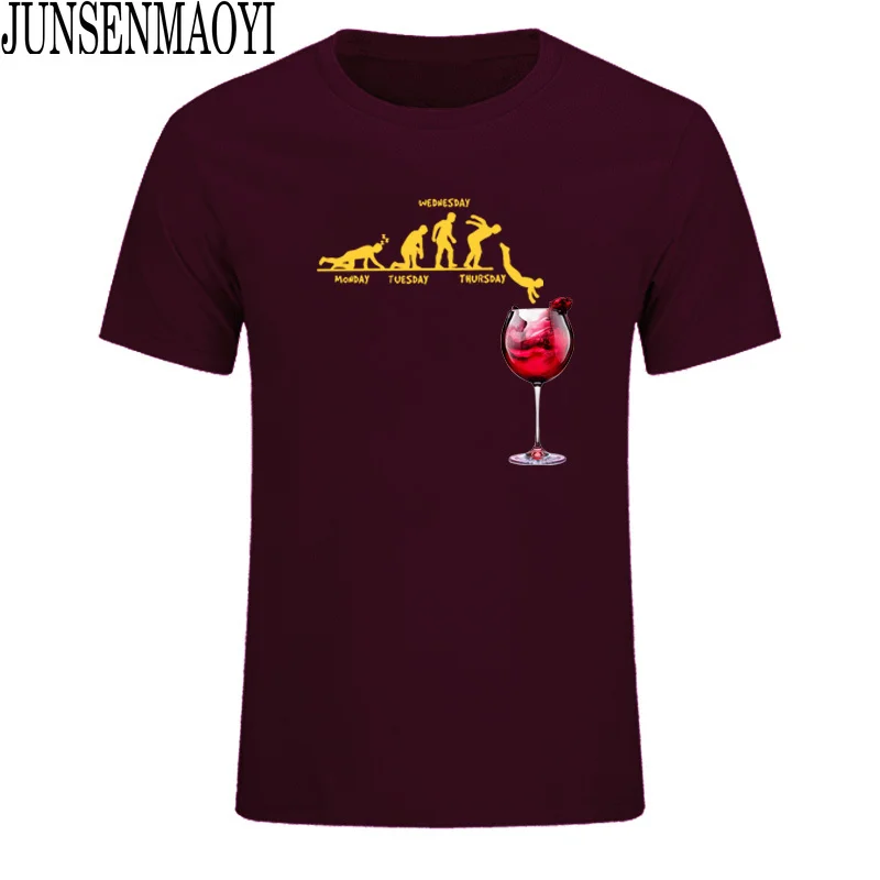 New Wine cup Casual TShirt Short Sleeve Men T-shirt Cotton Man\'s T shirt Drunk Tee Alcohol Drinking clothes Plus Size Tops