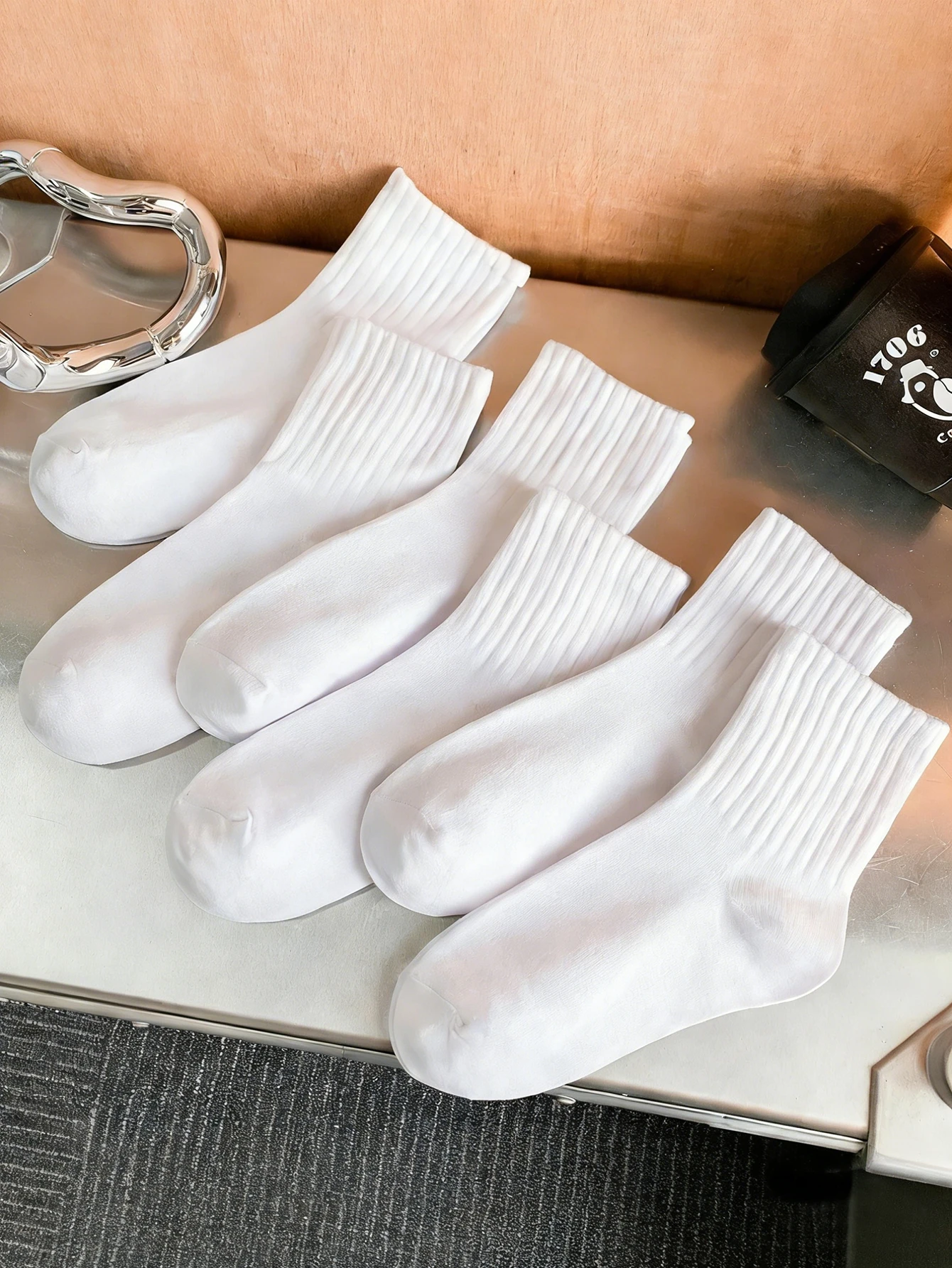 6 pares de calcetines para mujer, accesorios femeninos, calcetines hasta el tobillo, botas blancas, ropa barata en oferta, Y2K, zapatos deportivos bonitos y divertidos, regalo