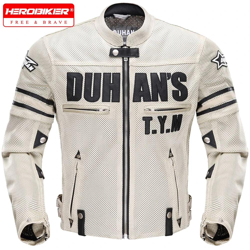 Summer Motorcycle Jacket Men Riding Lady Clothing Breathable Off-road Moto Body Protector Windproof Motocross Jacket