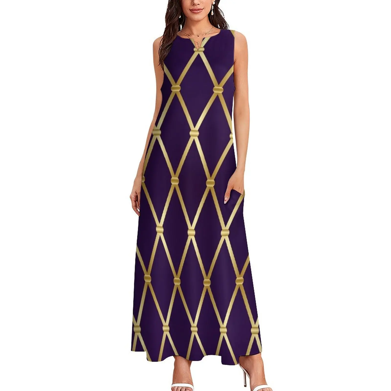 Mardi Gras background. Long Dress Women's summer dresses birthday dress for women luxury 2025 Dress