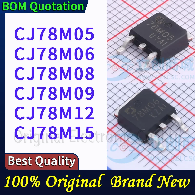 

5pcs/lot CJ78M05 CJ78M06 CJ78M08 CJ78M09 CJ78M12 CJ78M15 In stock Original High quality