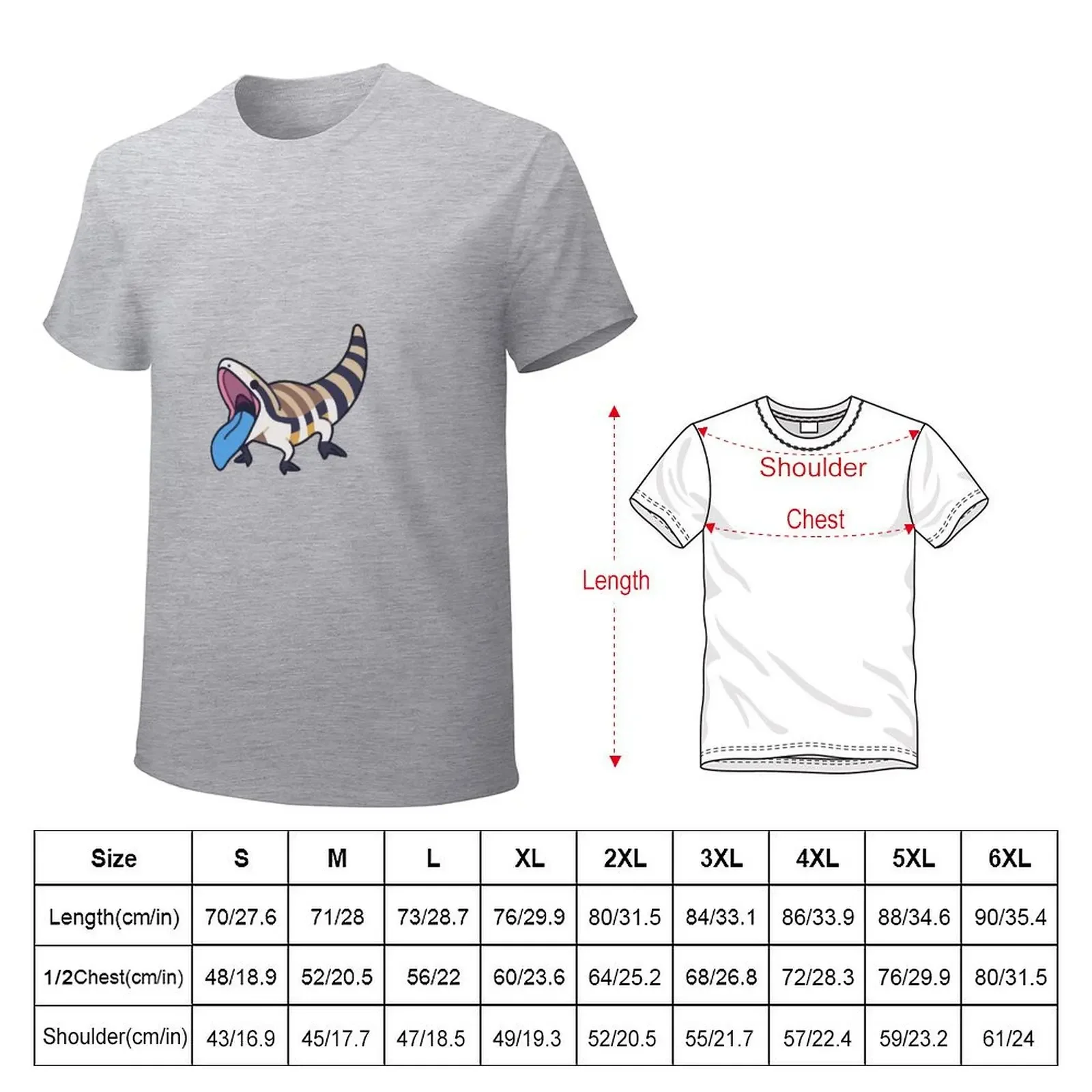 Blue-tongued Skinks T-shirt cute clothes boys whites Men's t-shirts