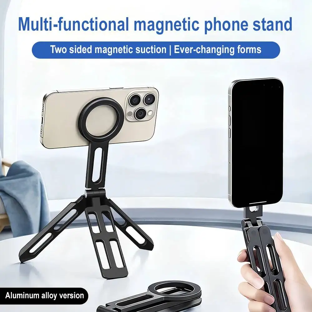 

Universal Magnetic Holder Travel Flexible Rotation Hands-Free Airplane Phone Mount For Magsafe Iphone 17 16 Samsung Xiaomi