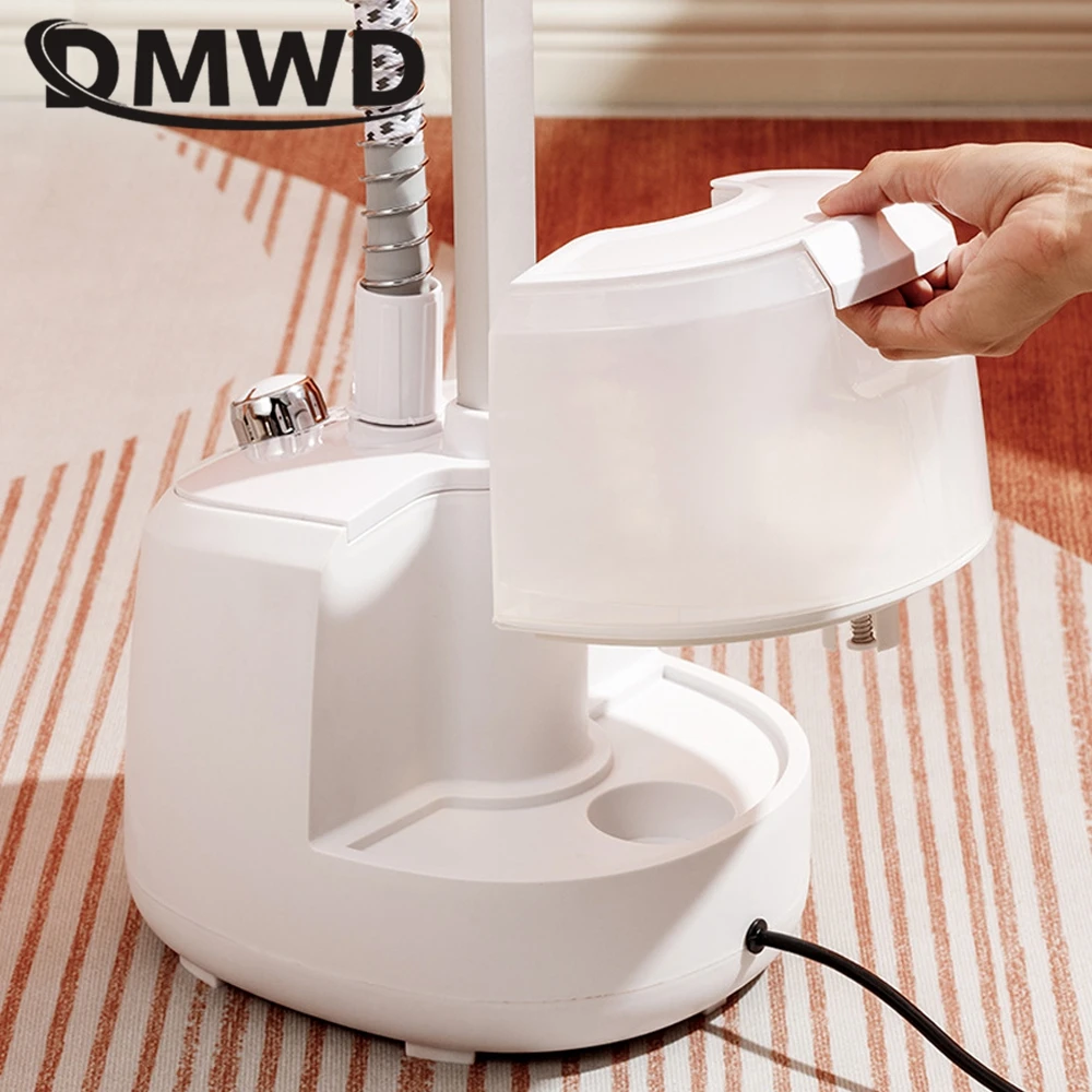 DMWD Household Ironing Machine Electric Garment Steamer Clothes Steam Iron 2L Water Tank Adjustable Rod For 10 Fabrics 220V