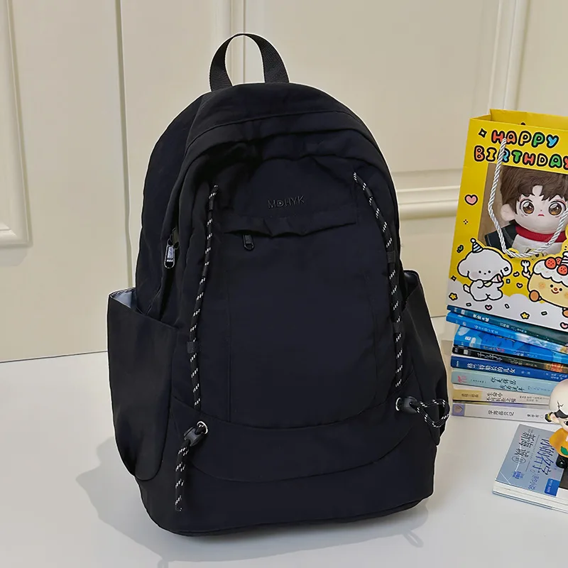 New Women's Simple Leisure Fashionable Backpack Outdoor Travel University Student Large Capacity Backpack