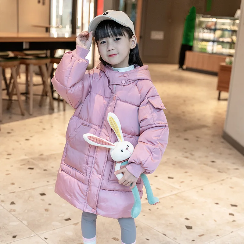 

Boys Down and cotton Jacket Windbreak Outerwear 2024 New Arrive Thicken Winter Autumn Warm Teenagers Christmas Gift Children's C