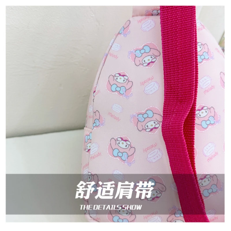 Hello Kitty 2024 new children's bag ins spring and summer cartoon cute chest bag for boys and girls fashion cross-body backpack