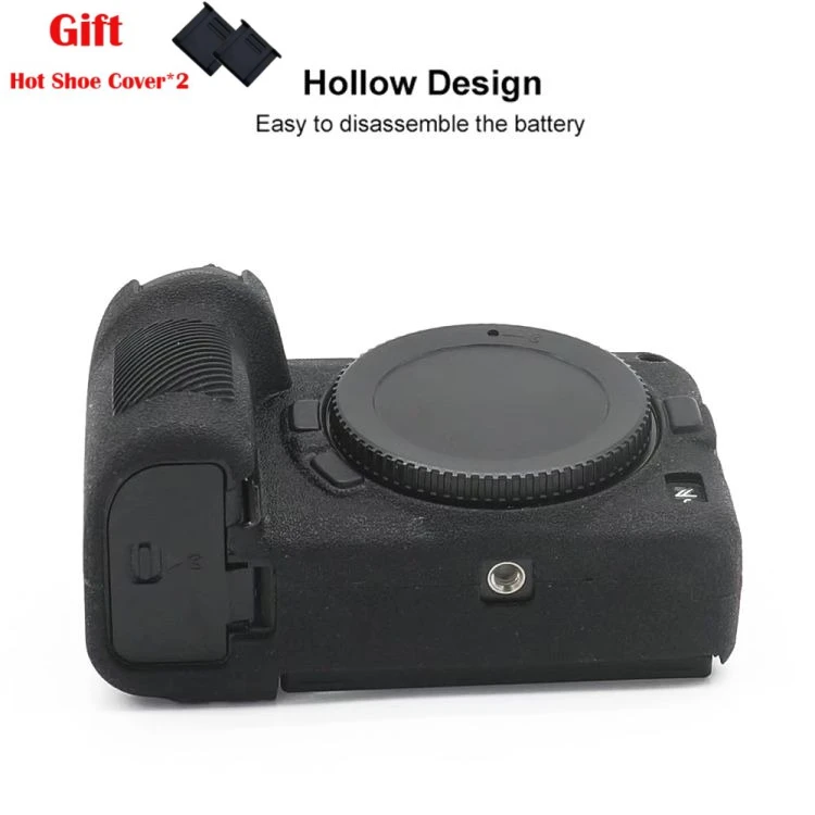 Silicone Protective Case For Nikon z6ii z7ii camera bag body silicone cover Z72 camera case + Hot Shoe Cover