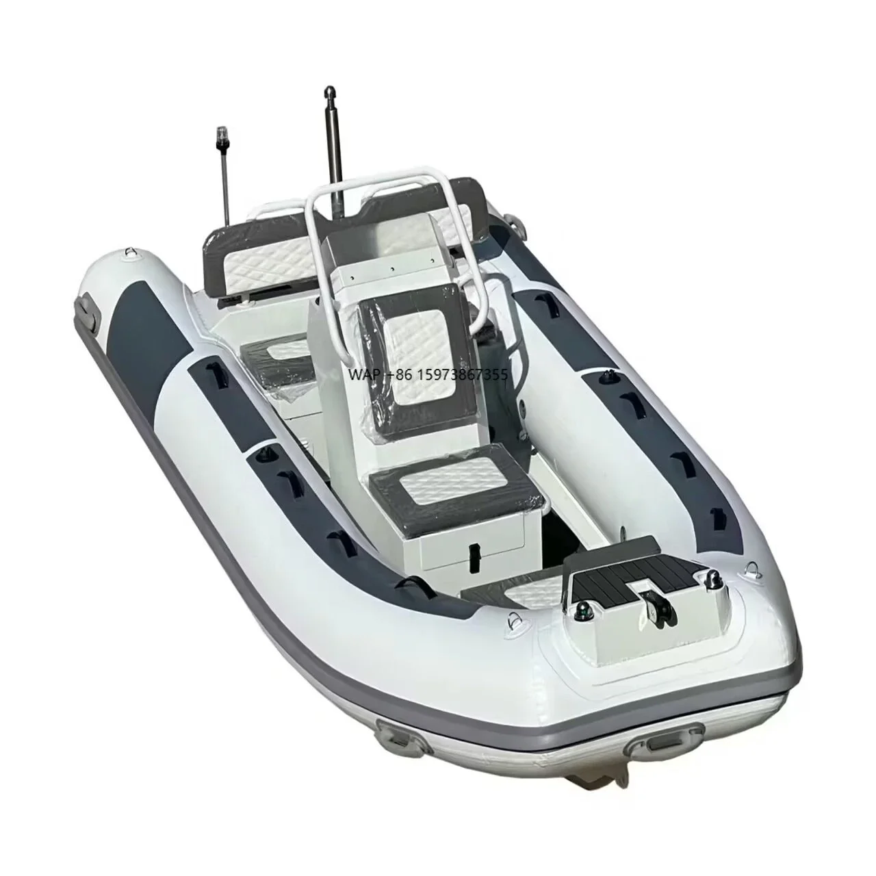 Rurable Sport Boat CE Certified 13ft 390 Hypalon/PVC Aluminum RIB Inflatable RIB Boats for Boat Fishing