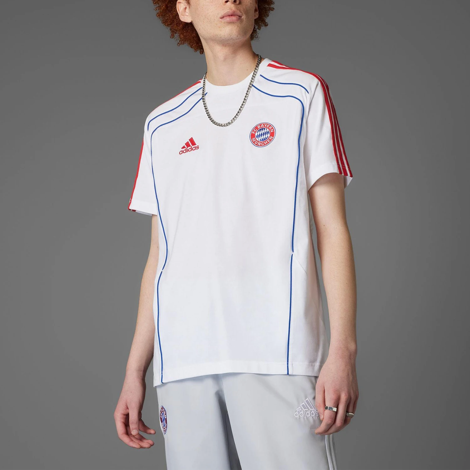 

Adidas genuine FCB UBP TEE Men's Breathable Football Training T-Shirt JF0587