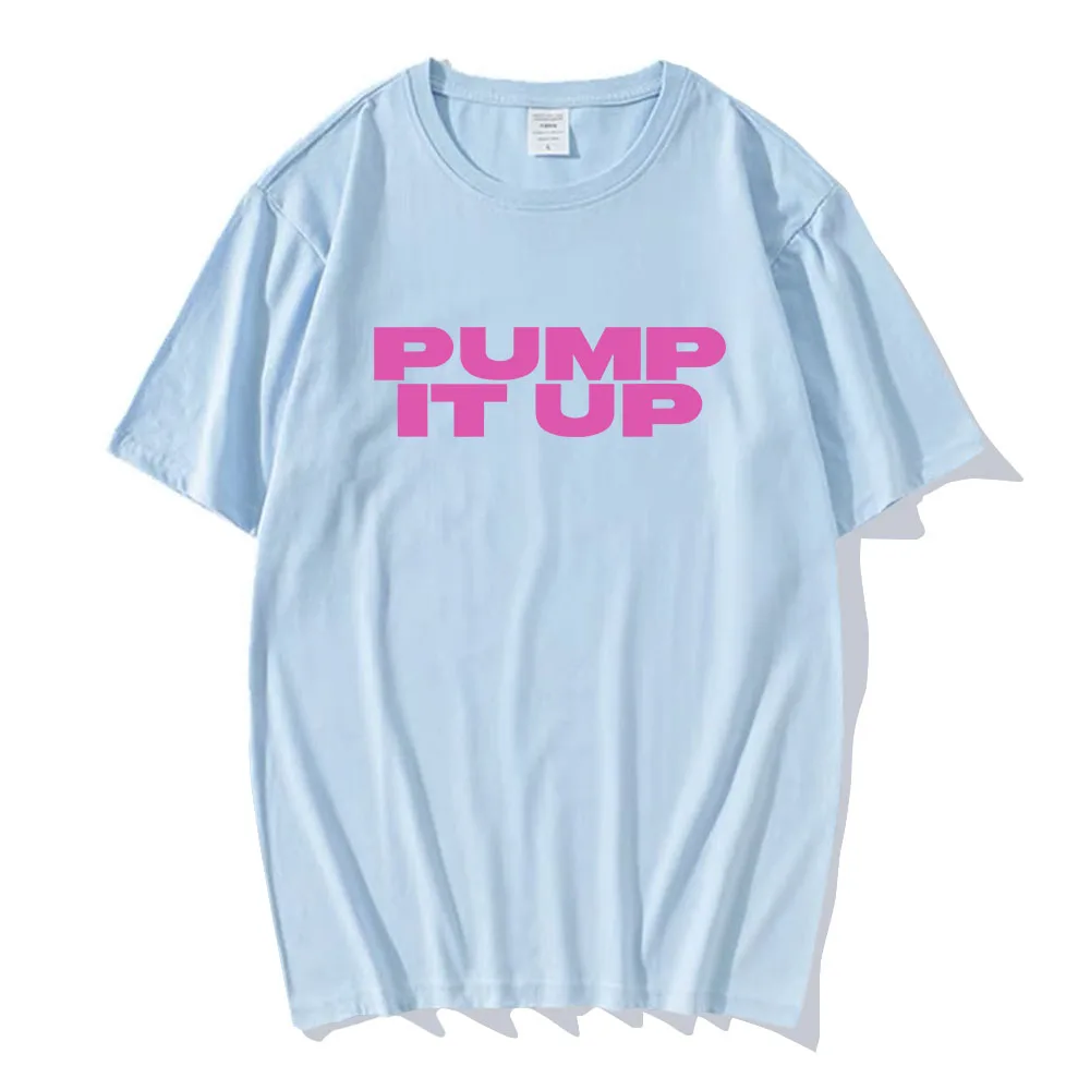 Pump It Up Pink Koszulka z nadrukiem The Substance Horror Movie Tshirty z krótkim rękawem Mężczyźni/Kobiety Mężczyźni Koszulka Casual Film Graphic Tee