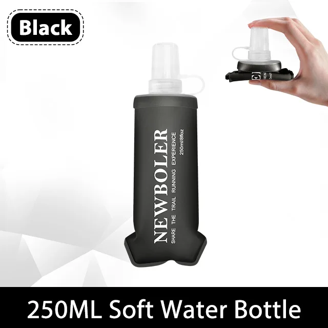 150/250/500ml TPU Faltbare Weiche Trinkflasche Sport-Wasserflasche Tragbare Trinkflasche für Laufen Wandern Radfahren Fitness Wasserbeutel