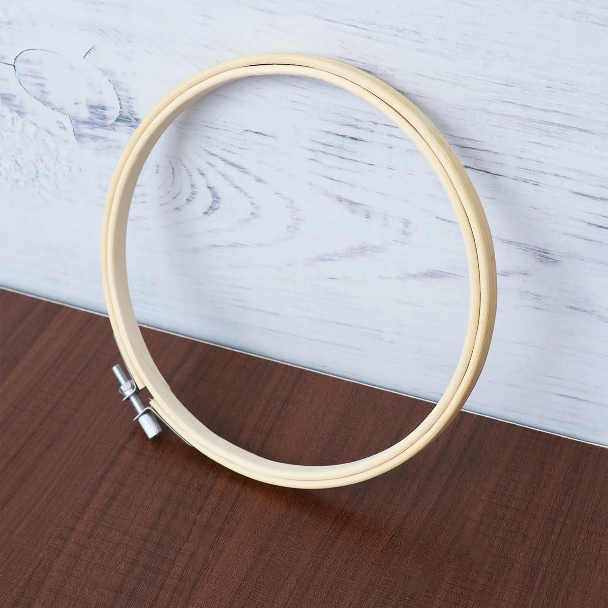 

1Pcs 34Cm Bamboo Embroidery Circle DIY Hoop Frame for Sewing Needlecraft Cross Stitch Craft Project Beginner Starter Kit