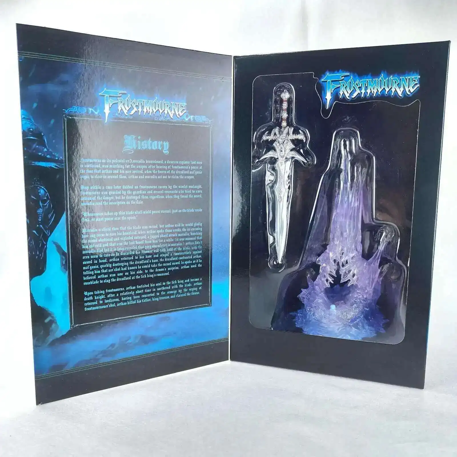 سلاح Menethil's WOW Arthas Frostmourne السيف مع إضاءة LED Starz عمل نموذج لجسم اللعب سطح المكتب هدية مزخرفة للأطفال #1