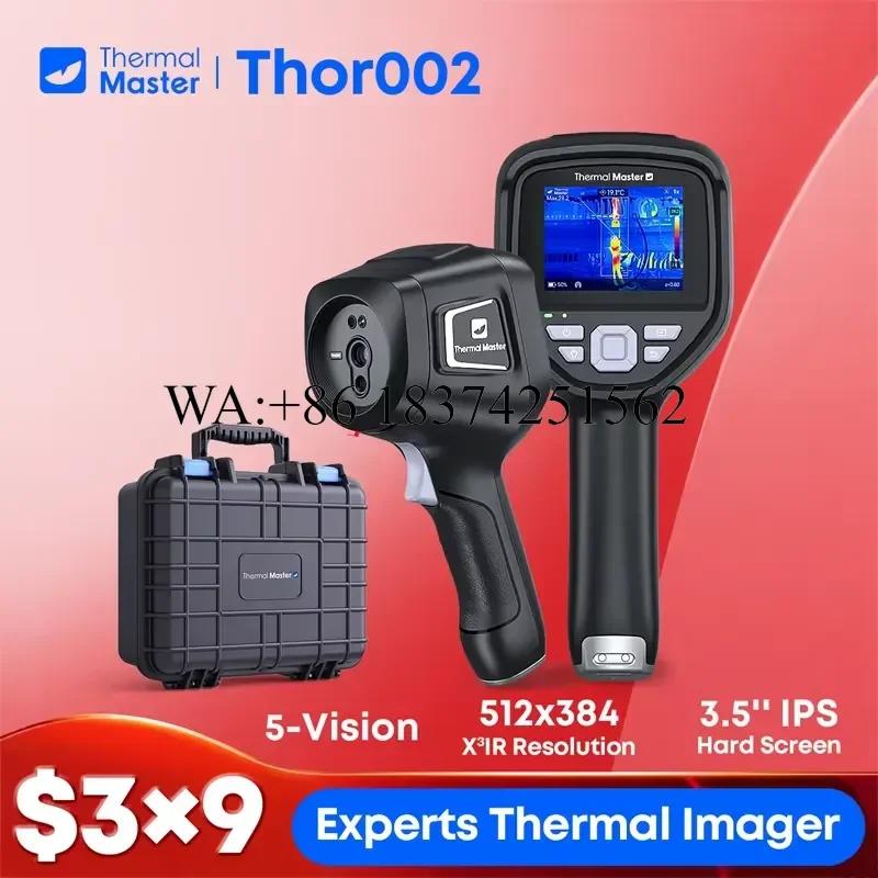 Wmwmnu for Thor002 Infrared Thermal Imager 550C Mobile Phone Connect Thermal Imaging 512x384 Resolution Industrial Use
