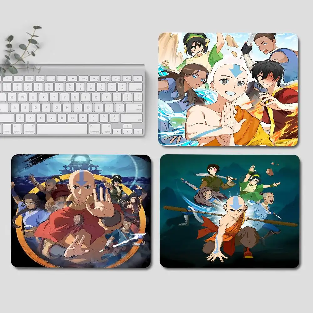 Anime Mini Mouse Pad Office Mousepad Small With Stitched Edge Non-Slip Rubber Base For Home Kawaii A-Avatar The Last Airbender