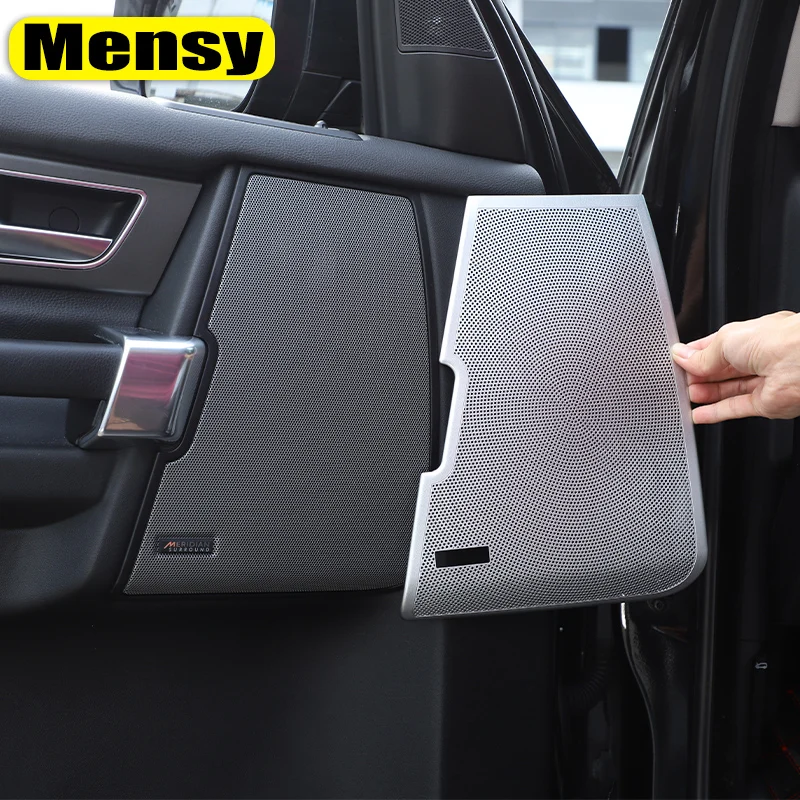 

Stainless Steel For Land Rover Discovery 4 LR4 2010-1016 Car Door Speaker Cover Trim Sticker Car Accessories