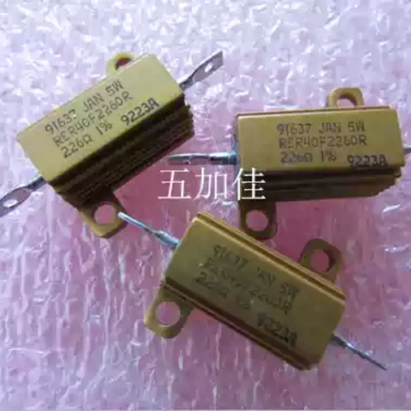 5-30pcs RER40F2260F 5W 226 Ω 226R 1% brand new imported aluminum shell resistor