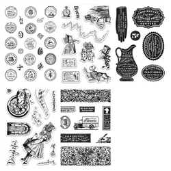 NEW Tool Background Clear Stamp /Seal For DIY Scrapbooking/photo Album Decorative Clear Stamp Sheets A6507
