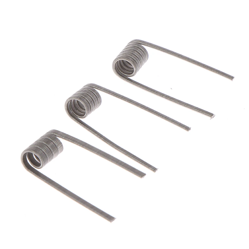 10 шт. XFKM сверхтонкая сплавленная катушка Клэптона A1 SS316 Ni80 Alien для MTL RDA RTA RBA бак с высокой устойчивостью