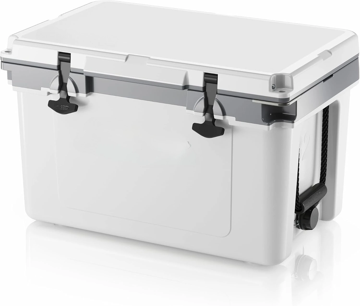 32 Quart Ultra‑Light Hard‑Shell Insulated Ice Chest Cooler, Portable Beverage Cooler Box for Camping, Fishing, Beach and Outdoor Trips