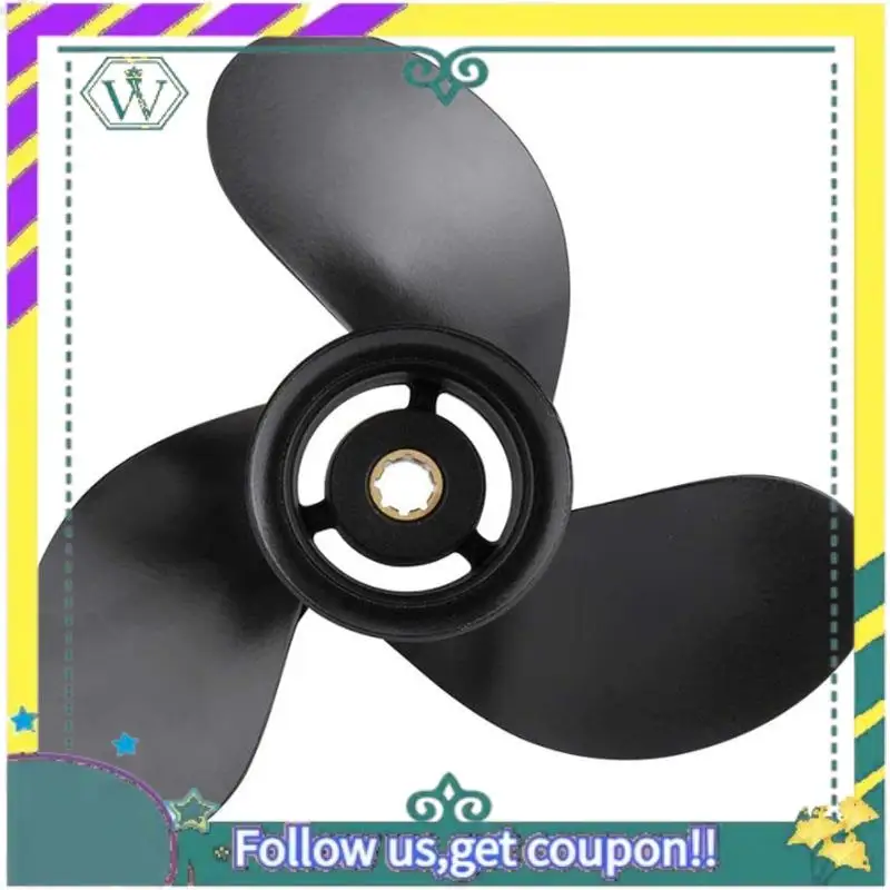 

NEW Marine Propeller 48-828156A12 Upgraded Aluminum Outboard Propeller 6/8/9.9/10/15HP For Mercury Outboard Engine