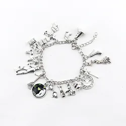 Fashion Wicked Charm Bracelet Wicked The Musical Bangle Jewelry Defy Gravity Elphaba Glinda Crystal Beads Bracelets