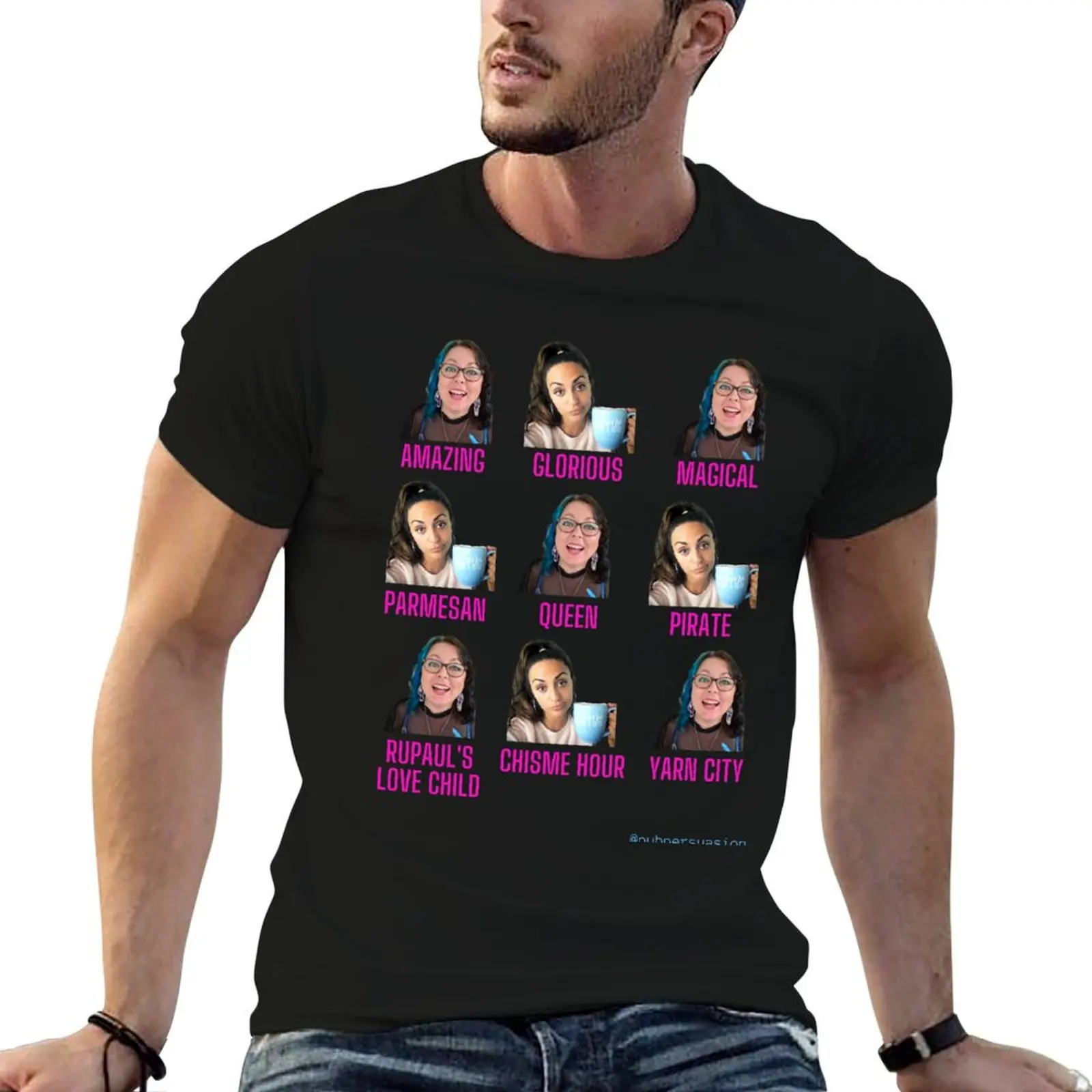 T-shirt à manches courtes anti-plis avec le slogan « Of the Publishing Persuasion »