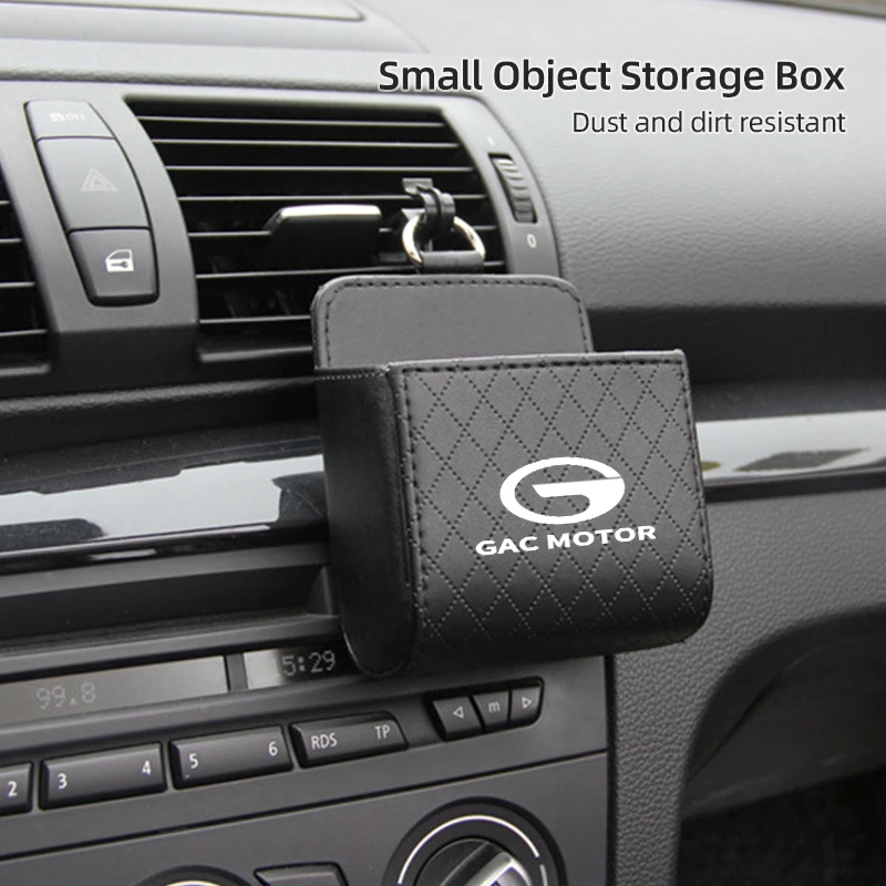 Car Air Vent Storage Box Small Object Organizer Case Hanging Packet For Trumpchi GS3 GS4 GS5 GS8 GA3 GA4 GA5 GA6 GA8 GM6 GM8 M8