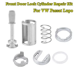 7Pcs Set Front Left Right Metal Door Lock Cylinder Barrel Repair Kit for PASSAT SEAT TOLEDO LEON AROSA LUPO for Part Replacement